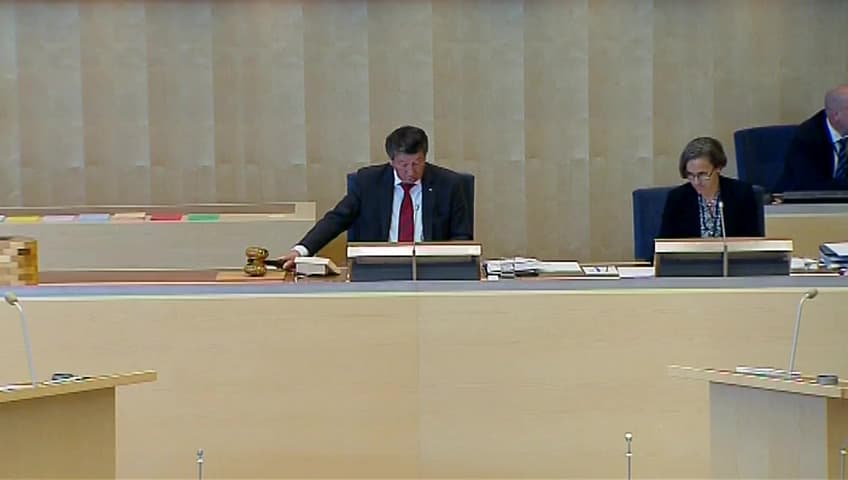 Stillbild från Debatt om förslag, Studiemedel utan prövning av äldre studieresultat