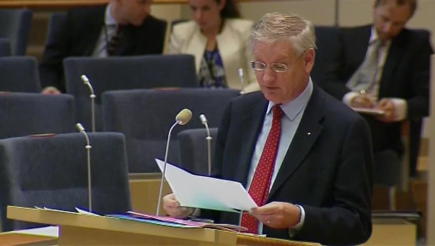 Stillbild från Interpellationsdebatt, Fredsprocessen i Turkiet