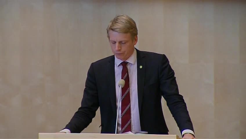 Stillbild från Debatt om förslag, Vårändringsbudget för 2013