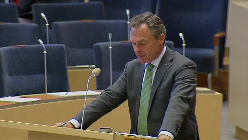 Stillbild från Interpellationsdebatt, Attraktiva yrkesprogram för jobb 