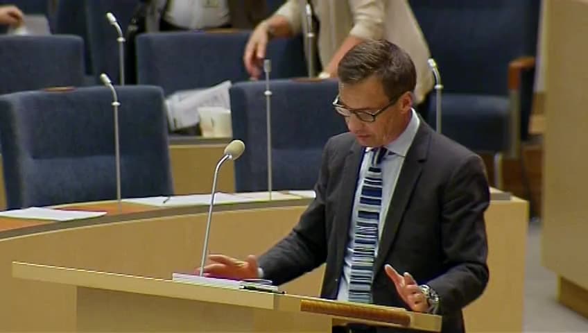 Stillbild från Interpellationsdebatt, Resultatet av sjukförsäkringsreformen