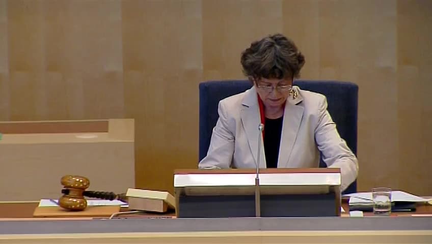 Stillbild från Debatt om förslag, Subsidiaritetsprövning av kommissionens förslag till förordning om åtgärder för att minska kostnaderna vid utbyggnad av höghastighetsnät