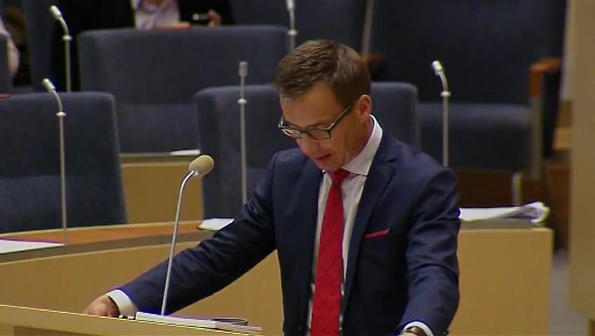 Stillbild från Interpellationsdebatt, Rättssäkerheten inom sjukförsäkringen