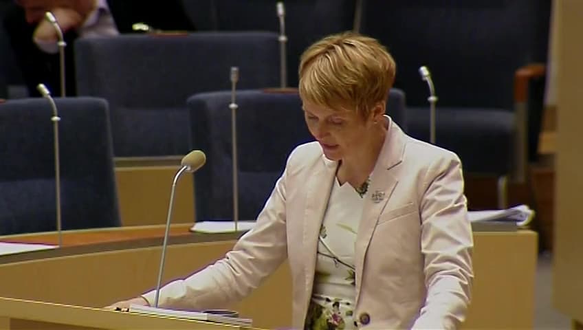 Stillbild från Interpellationsdebatt, Dålig mobiltäckning och långsam övergång till 4G