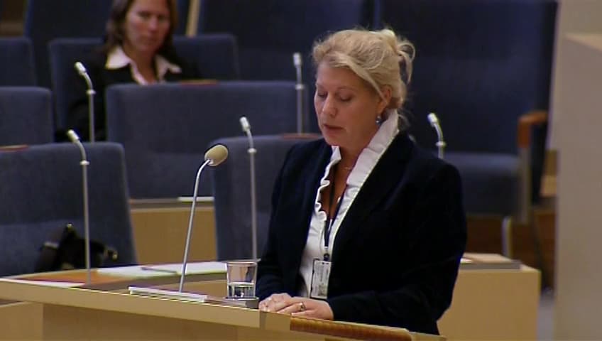 Stillbild från Interpellationsdebatt, Avtal om medfinansiering av en ny bro på E4 över Sundsvallsfjärden