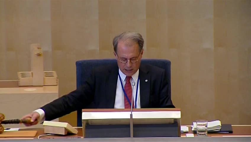 Stillbild från Debatt om förslag, Ett mer tillförlitligt fastighetsregister