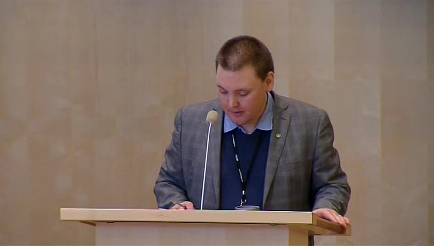 Stillbild från Debatt om förslag, Jobbstimulans inom det ekonomiska biståndet