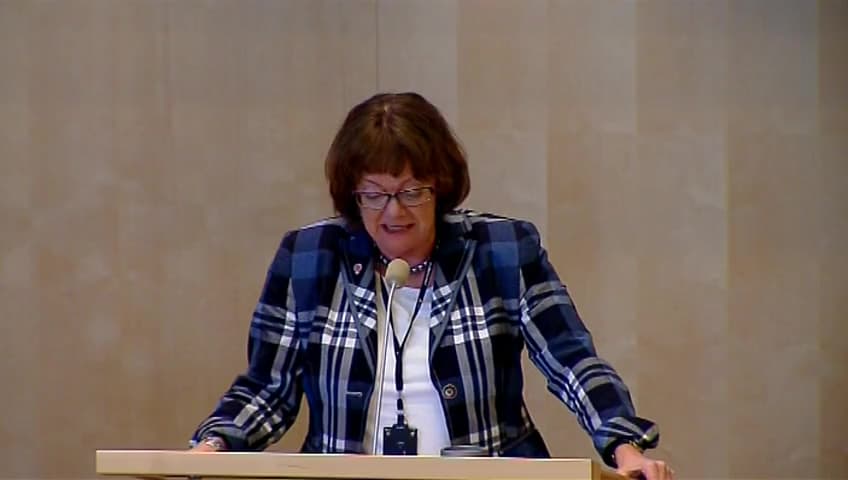 Stillbild från Debatt om förslag, Litteratur, läsande, bibliotek och språk