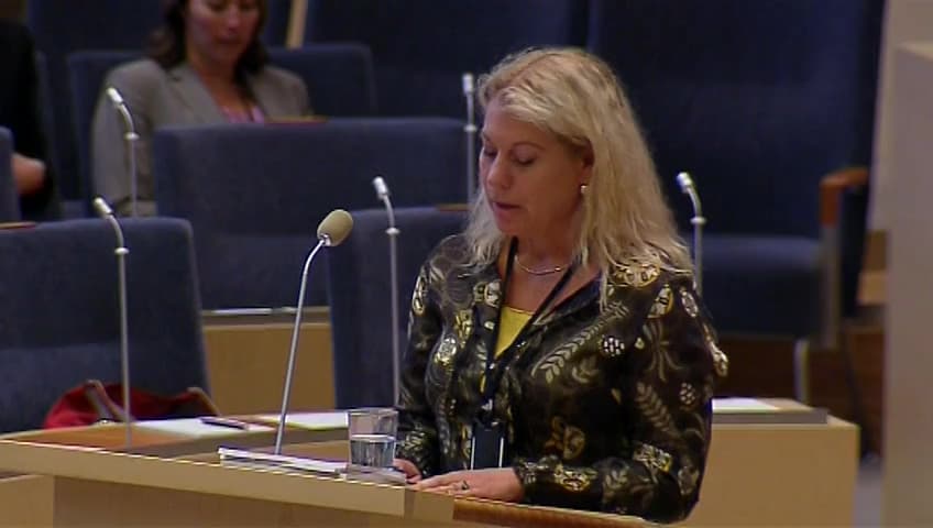 Stillbild från Interpellationsdebatt, Trängselskatten i Göteborg