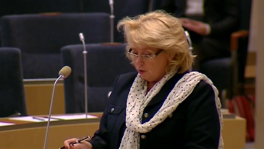 Stillbild från Interpellationsdebatt, Klimatanpassning