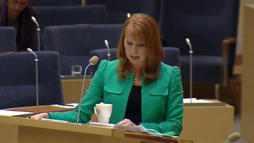 Stillbild från Interpellationsdebatt, Åtgärder för att fler företag ska växa