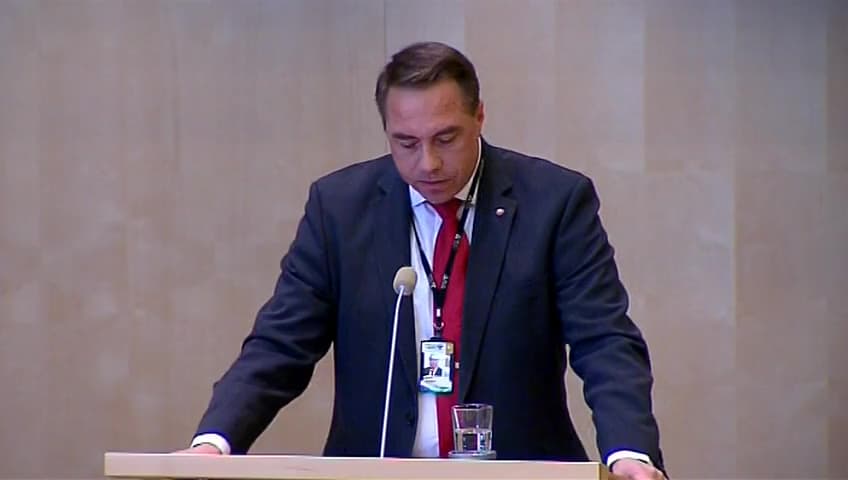 Stillbild från Debatt om förslag, Alkoholfrågor