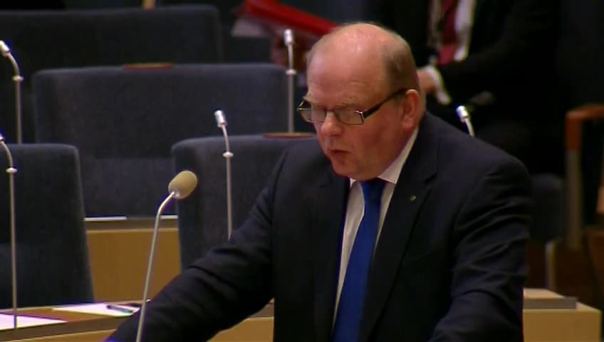 Stillbild från Interpellationsdebatt, Norrlandsbönders förutsättningar