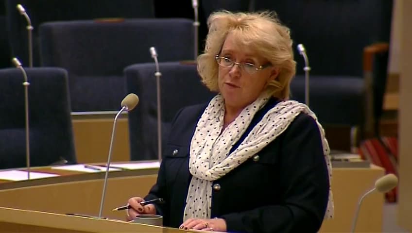 Stillbild från Interpellationsdebatt, Sveriges miljökvalitetsmål