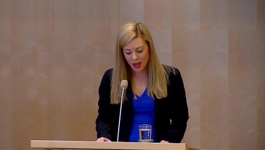 Stillbild från Debatt om förslag, Subsidiaritetsprövning av kommissionens förslag i fjärde järnvägspaketet