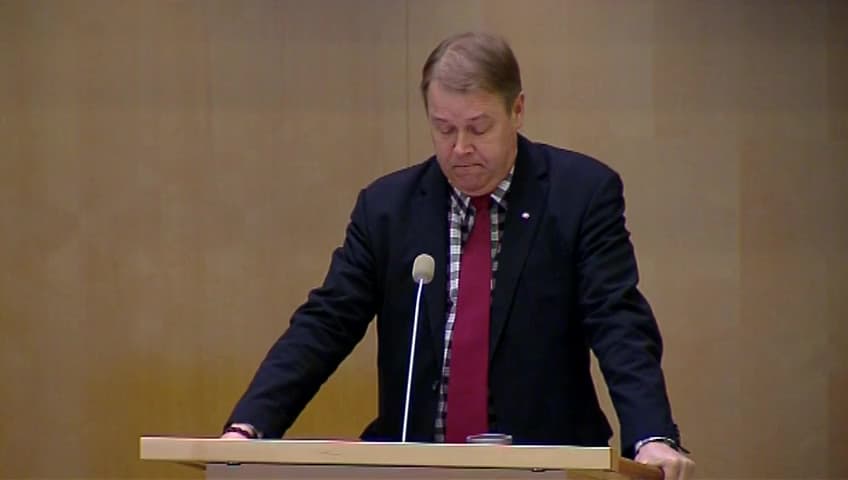 Stillbild från Debatt om förslag, Trafiksäkerhet