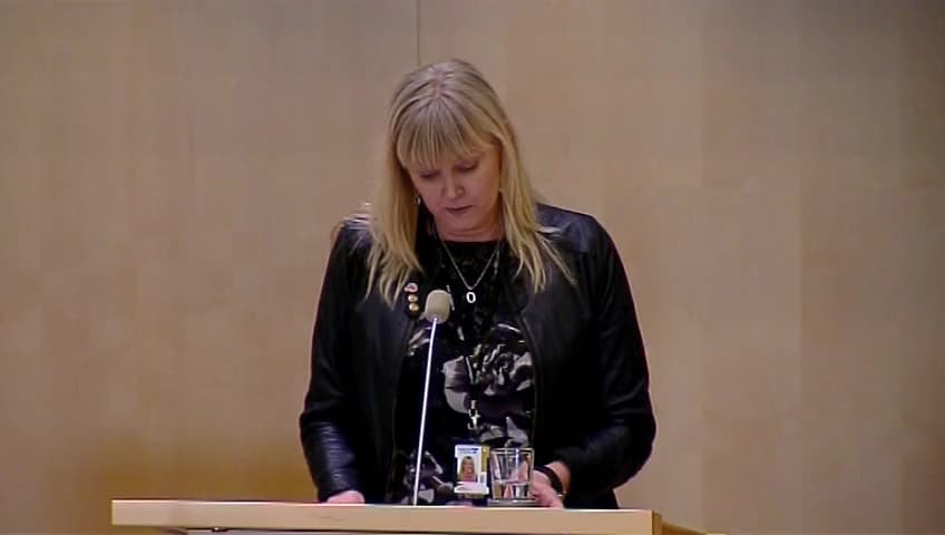 Stillbild från Debatt om förslag, Statlig förvaltning och statistikfrågor