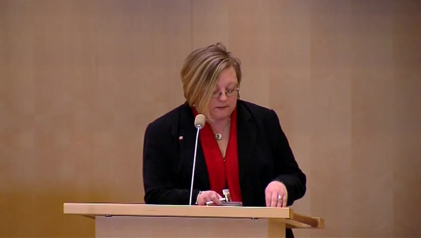 Stillbild från Debatt om förslag, Socialtjänstfrågor