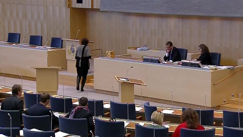 Stillbild från Debatt om förslag, Mineralpolitiska frågor