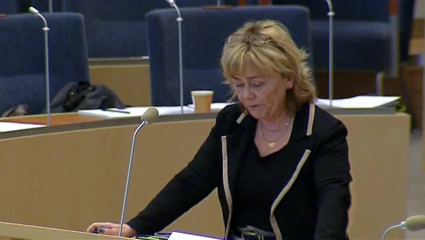 Stillbild från Interpellationsdebatt, Transport av frihetsberövade