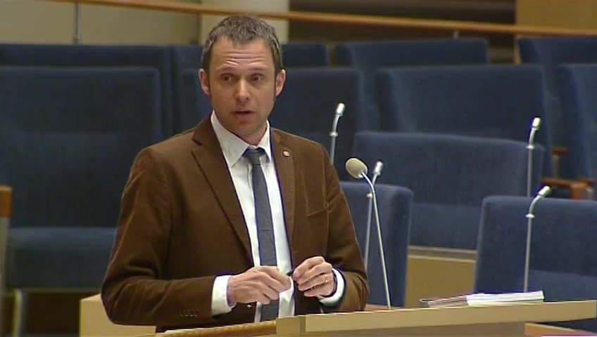 Stillbild från Debatt om förslag, Rehabilitering tillbaka till arbete