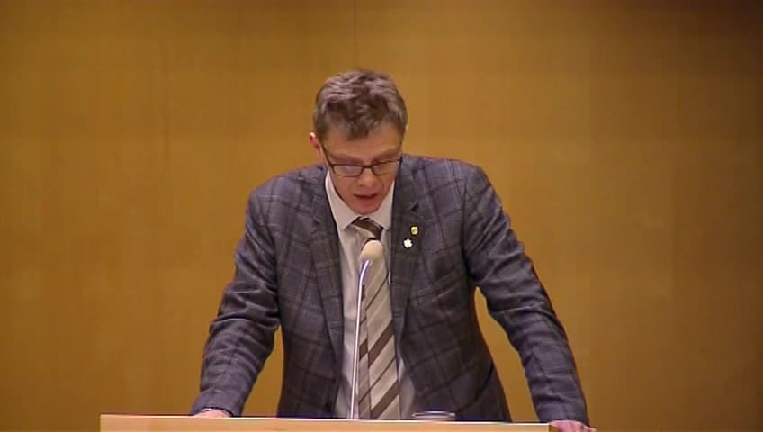 Stillbild från Debatt om förslag, Fastighetsrätt