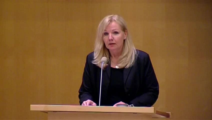 Stillbild från Debatt om förslag, Äldrefrågor