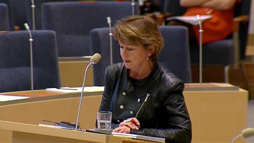 Stillbild från Interpellationsdebatt, Framtidens digitalisering av biografer