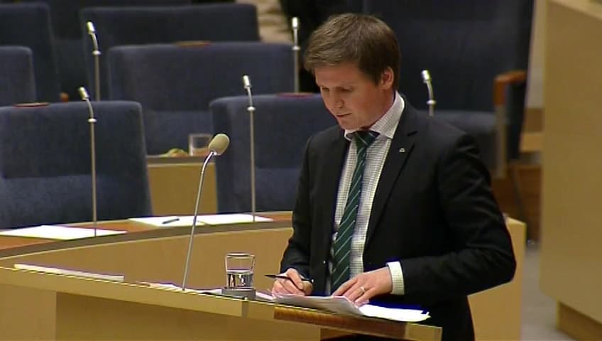 Stillbild från Interpellationsdebatt, Utländska akademikers etablering på arbetsmarknaden