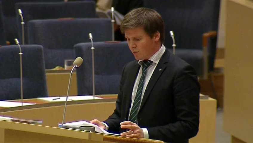 Stillbild från Interpellationsdebatt, Nyanlända kvinnor och män ska ha samma möjligheter