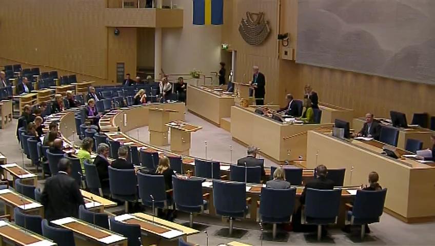 Stillbild från Utrikespolitisk debatt, Utrikespolitisk debatt