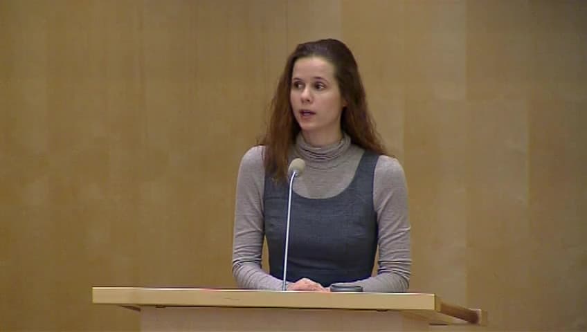 Stillbild från Debatt om förslag, Insolvens- och utsökningsrätt