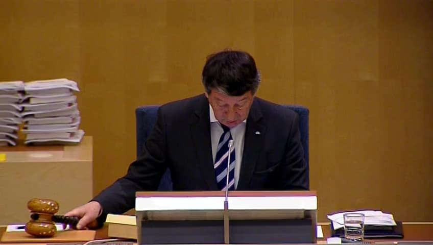 Stillbild från Debatt om förslag, Genomförande av ändringsdirektiv 2011/62/EU Skydd mot förfalskade läkemedel i den lagliga försörjningskedjan