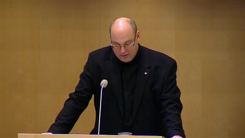 Stillbild från Debatt om förslag, Vissa utredningsbehov med anledning av Panaxias konkurs