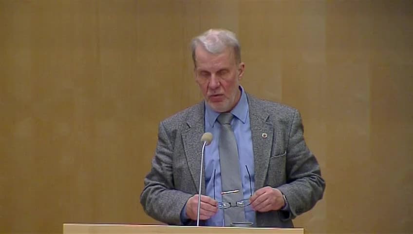 Stillbild från Debatt om förslag, Uppföljning av riksdagens tillämpning av subsidiaritetsprincipen