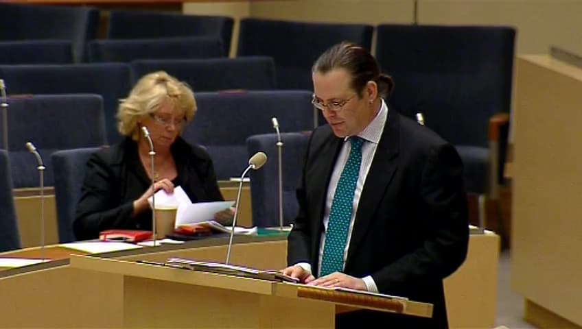 Stillbild från Interpellationsdebatt, Statsbudgeten som verktyg för att minska ekonomiska klyftor mellan kvinnor och män