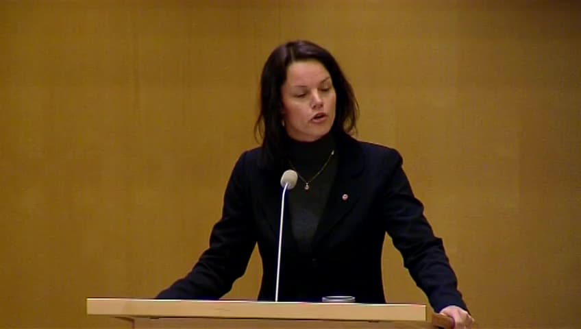 Stillbild från Debatt om förslag, Privatuthyrning av bostäder