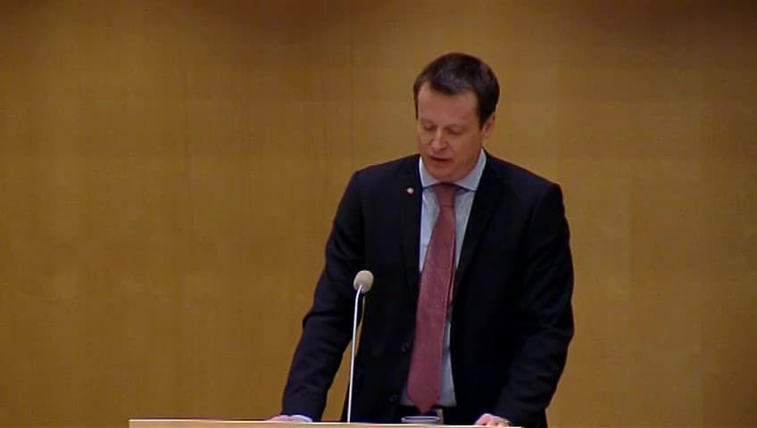 Stillbild från Debatt om förslag, Utgiftsområde 22 Kommunikationer