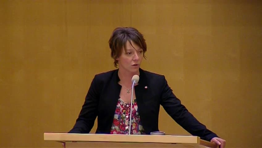 Stillbild från Debatt om förslag, Utgiftsområde 20 Allmän miljö- och naturvård