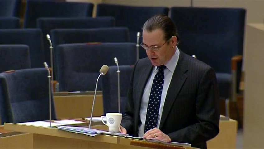 Stillbild från Interpellationsdebatt, Åtgärder mot fattigdom