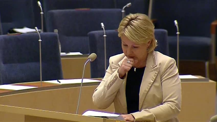 Stillbild från Interpellationsdebatt, Jobbkrisen i Jönköping