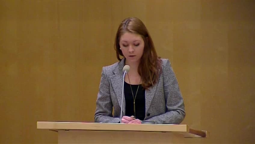 Stillbild från Debatt om förslag, Polisens tillgång till signalspaning i försvarsunderrättelseverksamhet