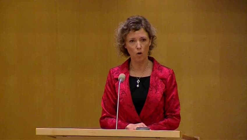 Stillbild från Debatt om förslag, Redovisning av verksamheten i Internationella valutafonden, Världsbanken samt de regionala utvecklings- och investeringsbankerna 2010 och 2011