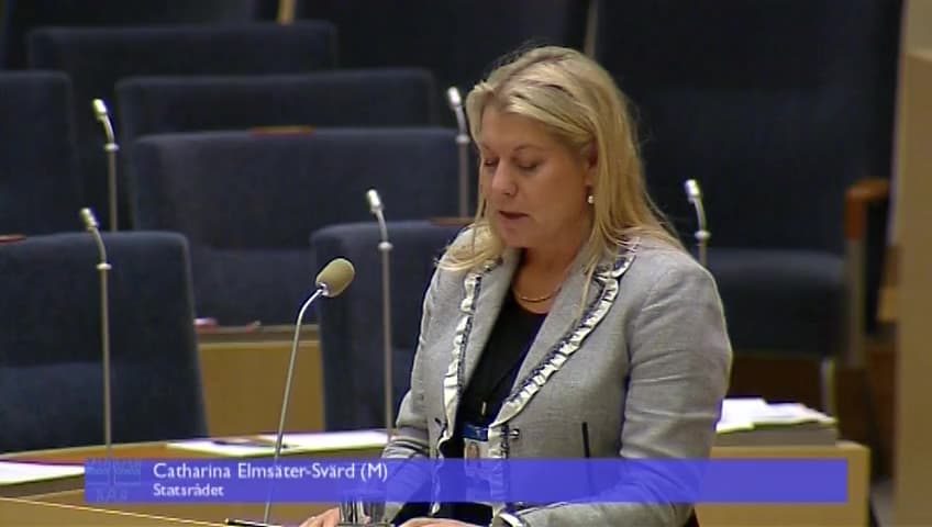 Stillbild från Interpellationsdebatt, Avtal om Dalabanans framtid