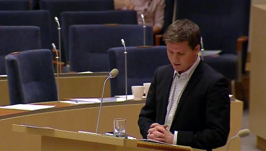 Stillbild från Interpellationsdebatt, Nyanlända kvinnor 