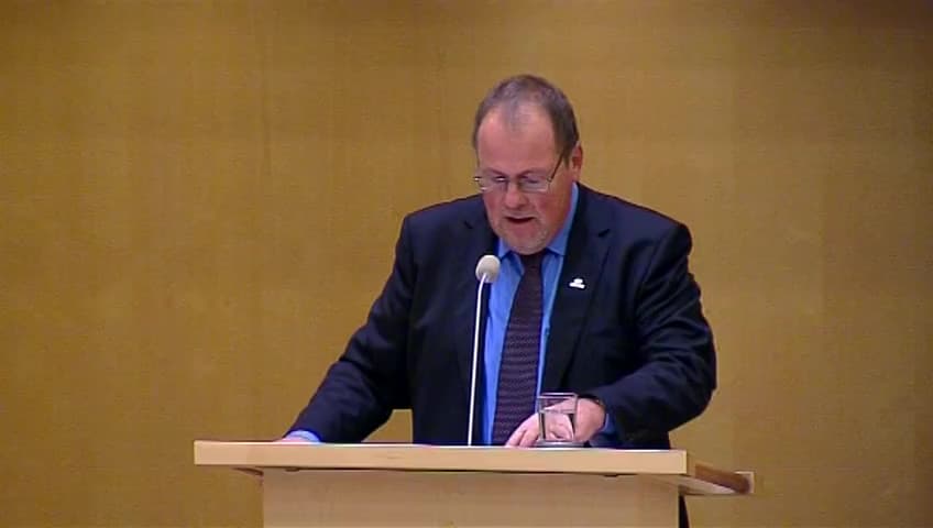 Stillbild från Debatt om förslag, Lag om uthyrning av arbetstagare m.m. 