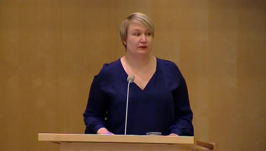 Stillbild från Debatt om förslag,  Att hantera brottmål effektivt – en utmaning för regeringen och rättsväsendet