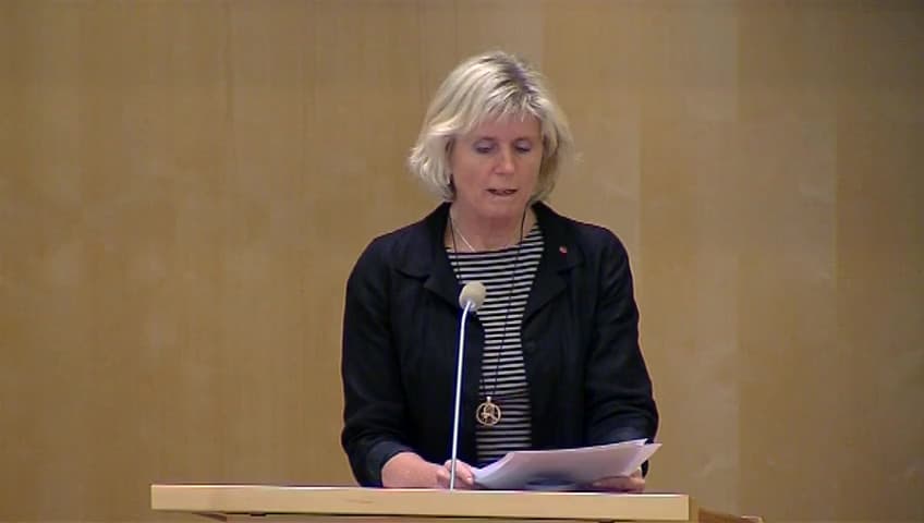 Stillbild från Debatt om förslag, Ändringar i radio- och tv-lagen