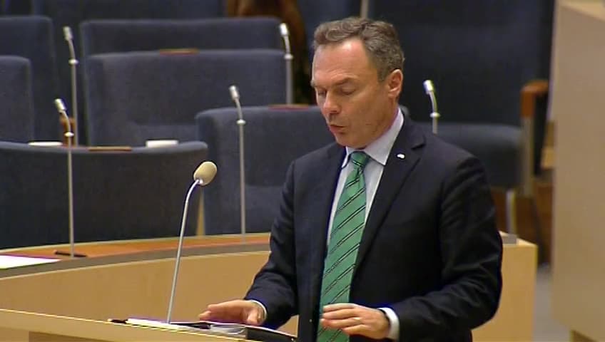 Stillbild från Interpellationsdebatt, Sveriges kvalitetsutvärderingssystem för den högre utbildningen 