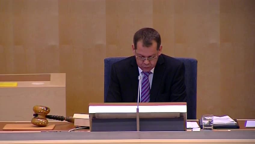 Stillbild från Debatt om förslag, Subsidiaritetsprövning av förslag till direktiv om skydd av EU:s finansiella intressen genom straffrättsliga bestämmelser